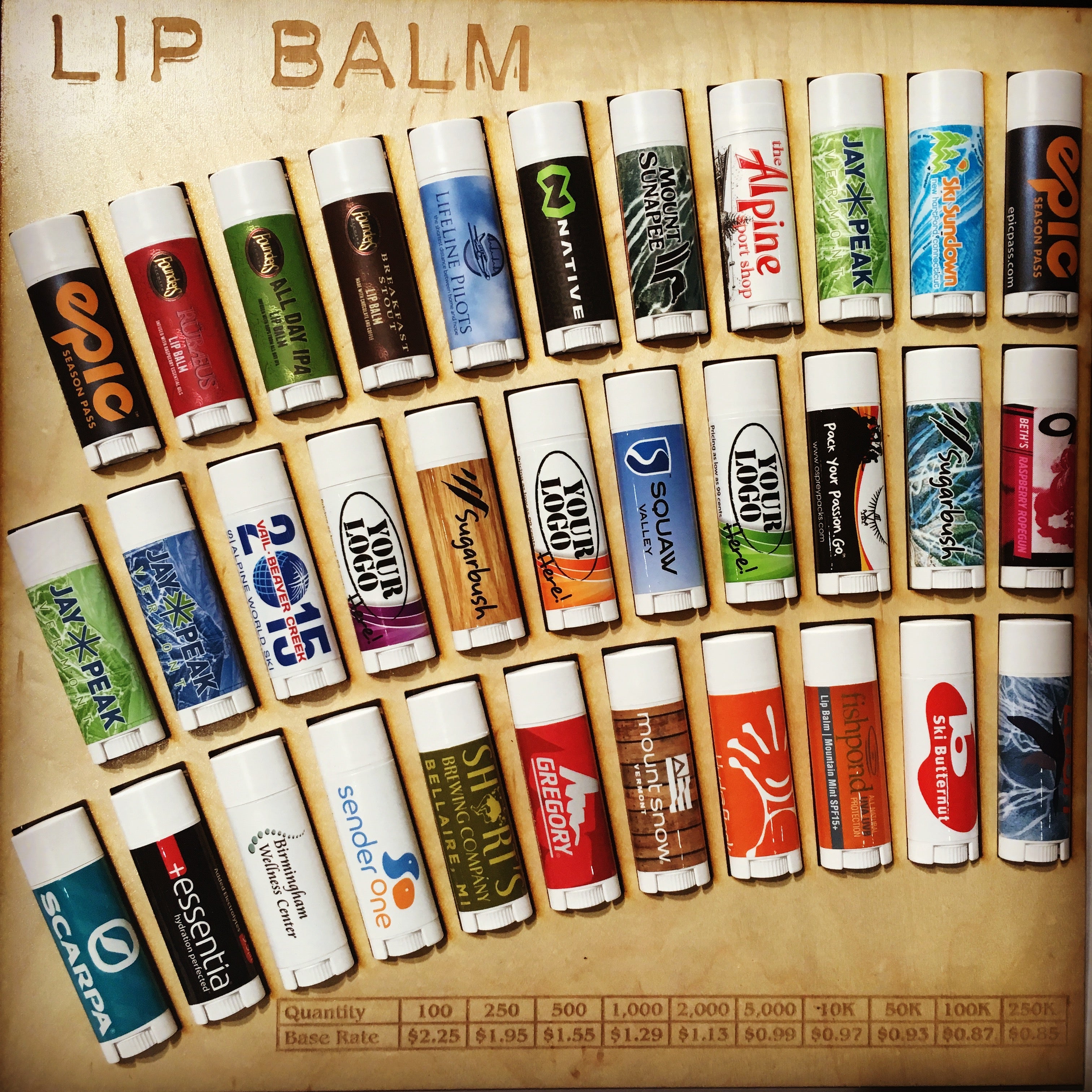 Custom Lip Balm - Order Online